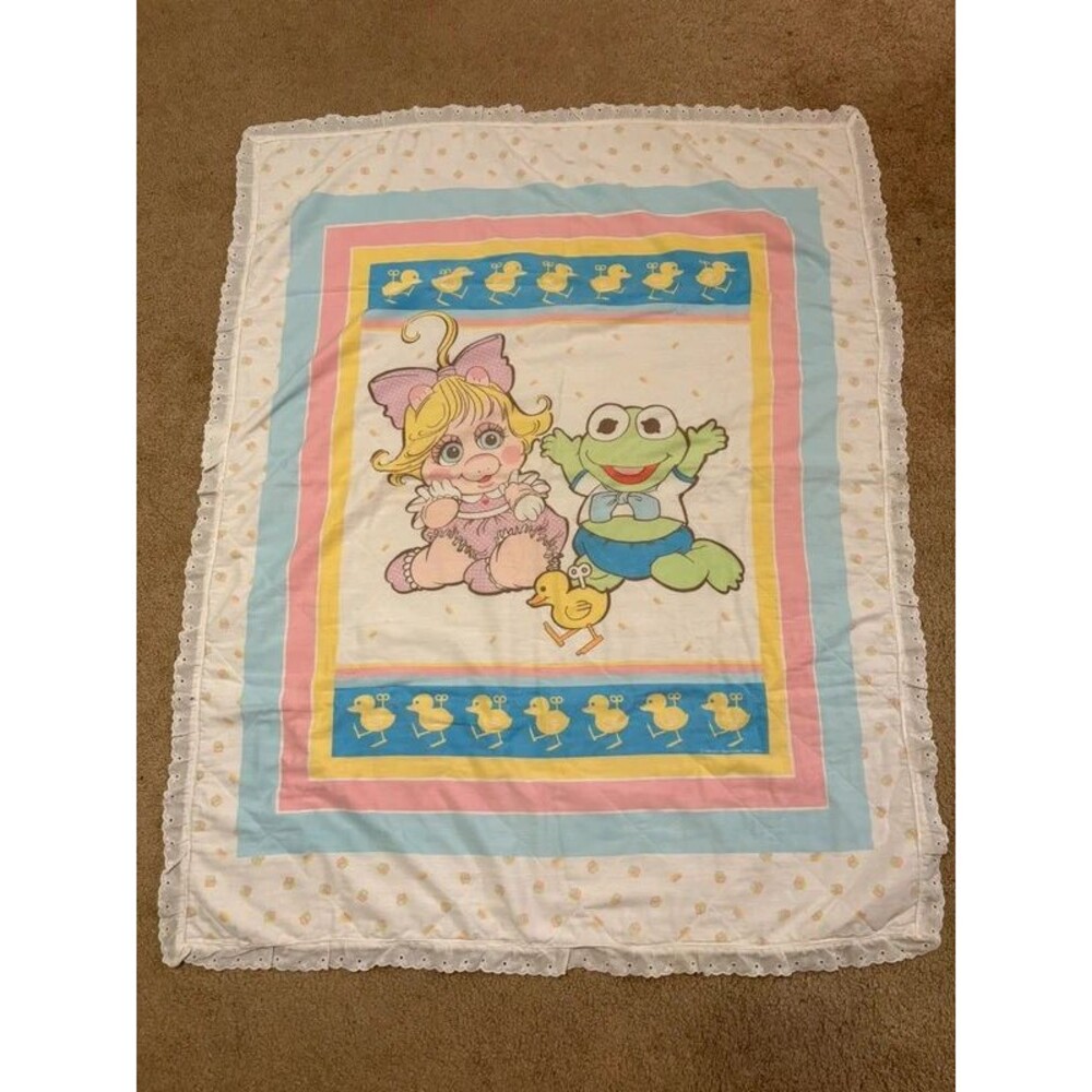 Vintage Muppet Babies Baby Blanket